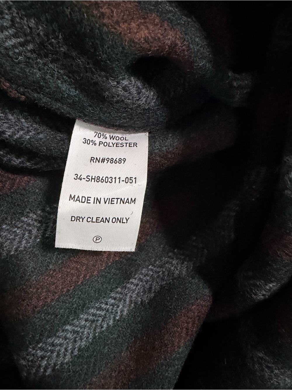 Todd Snyder Wool Plaid Striped Utility Shirt Jacket Men’s Medium $298 NEW - Picture 7 of 16